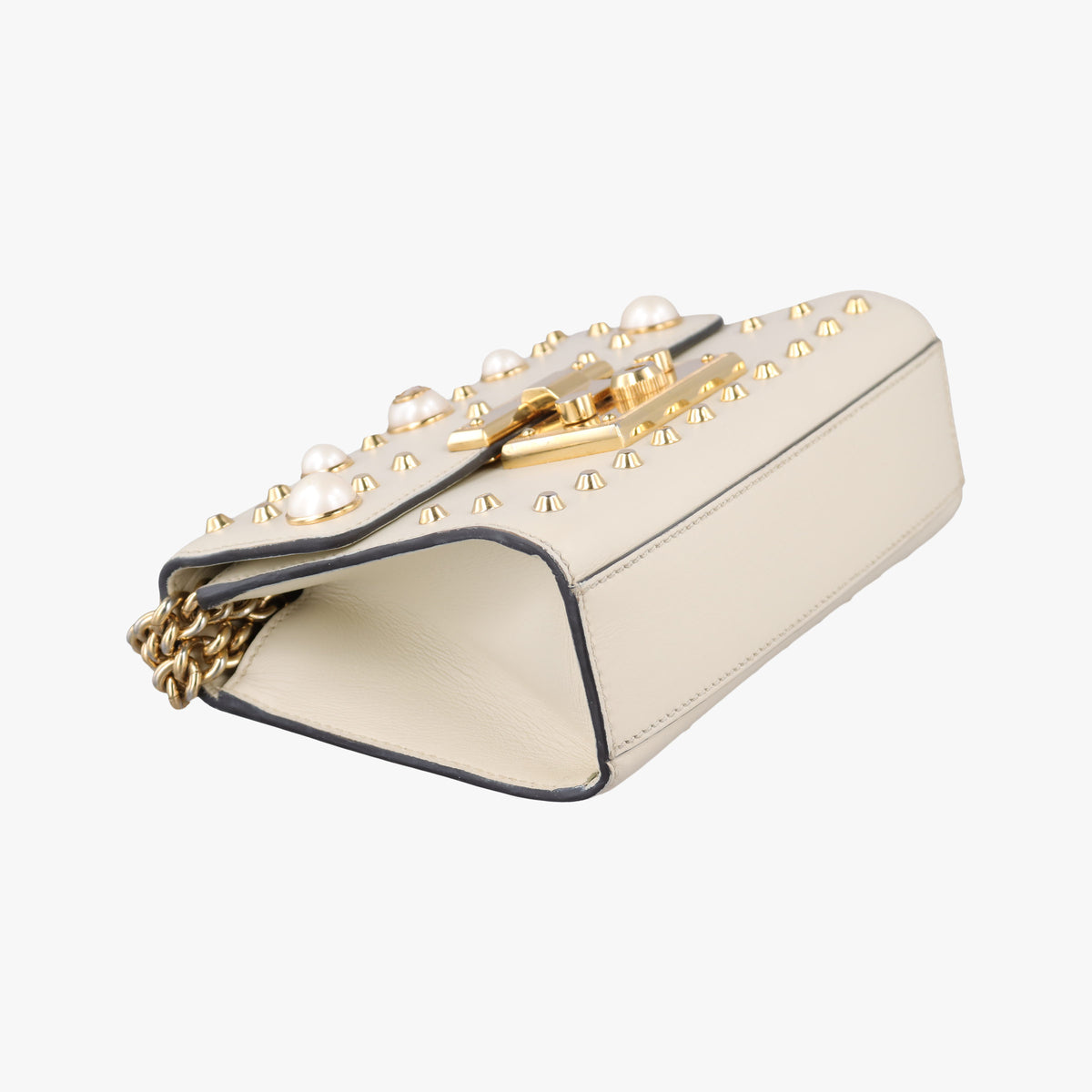 Padlock White Leather 432182 H022959896パドロック ホワイト レザー 432182 H022959896