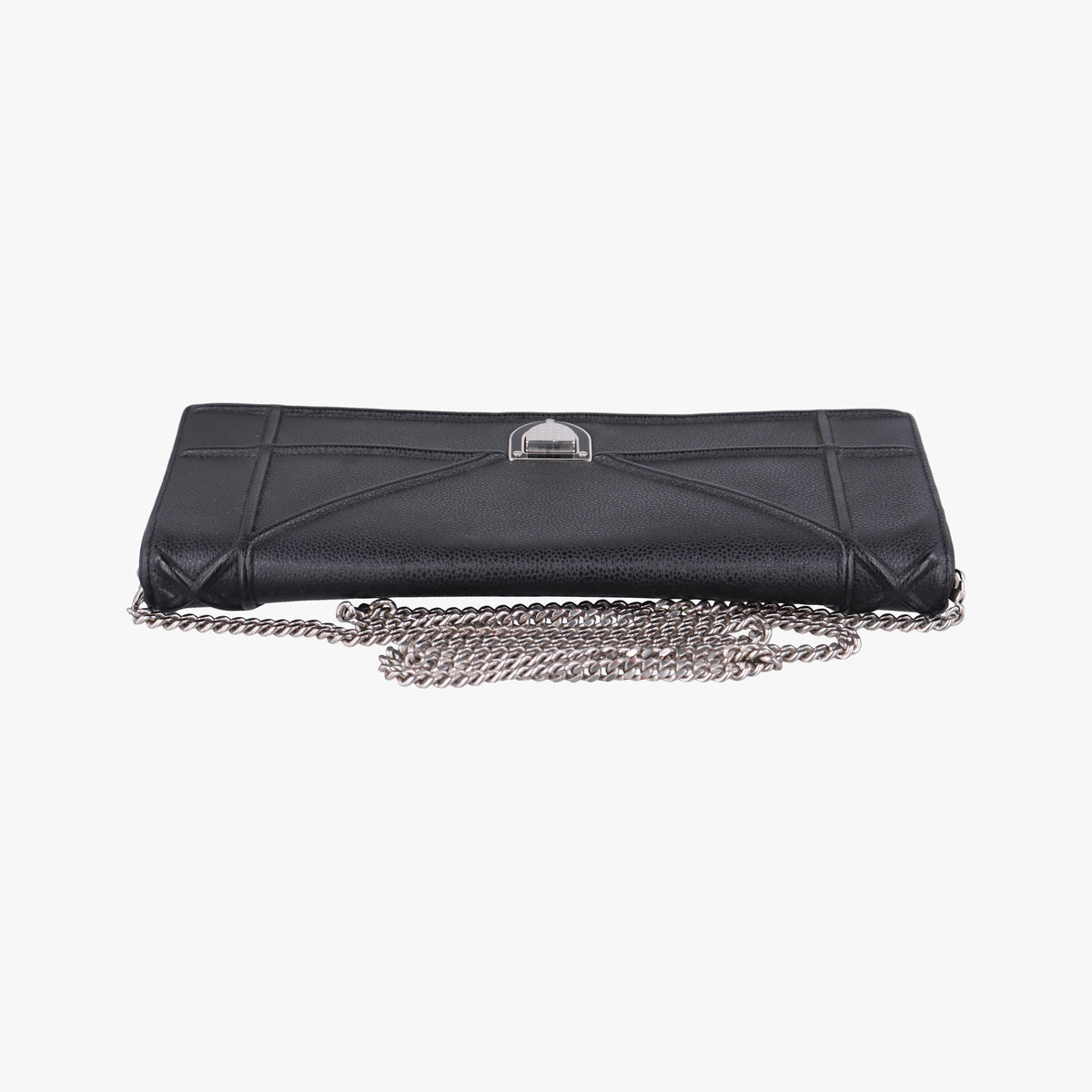 Vintage Christian Dior Diorama Black Leather shoulderbag | stylenewstar