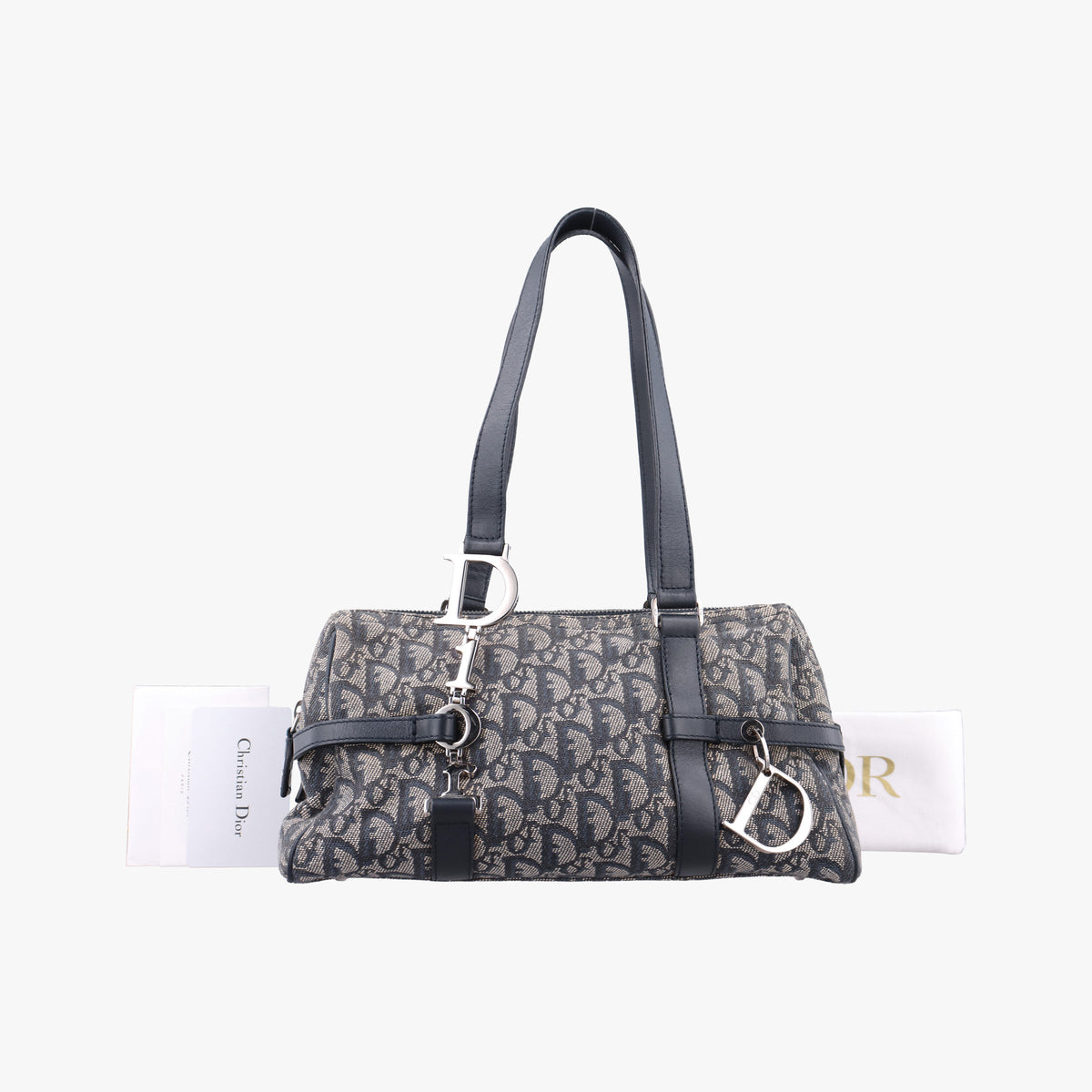 Trotter Navy×Gray Jacquard BO L 0094トロッター ネイビー×グレー ジャガード BO L 0094