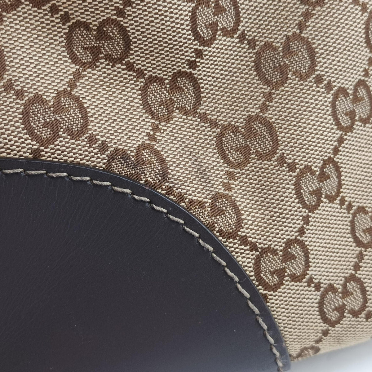 Lovely Brown Canvas×Leather 257071 C8375750ラブリー ブラウン キャンバス×レザー 257071 C8375750