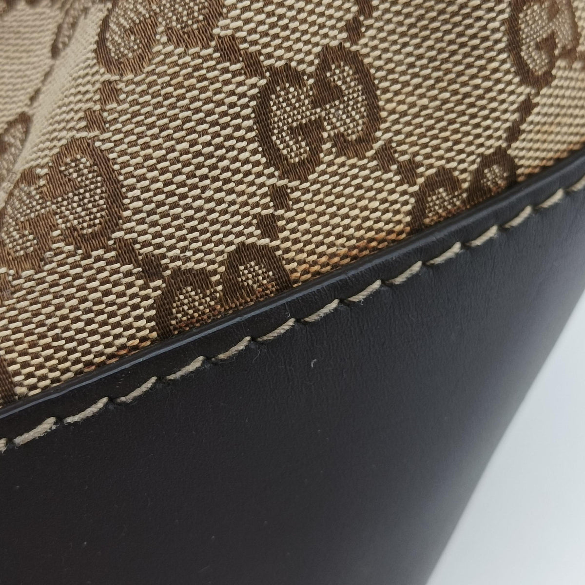 Lovely Brown Canvas×Leather 257071 C8375750ラブリー ブラウン キャンバス×レザー 257071 C8375750