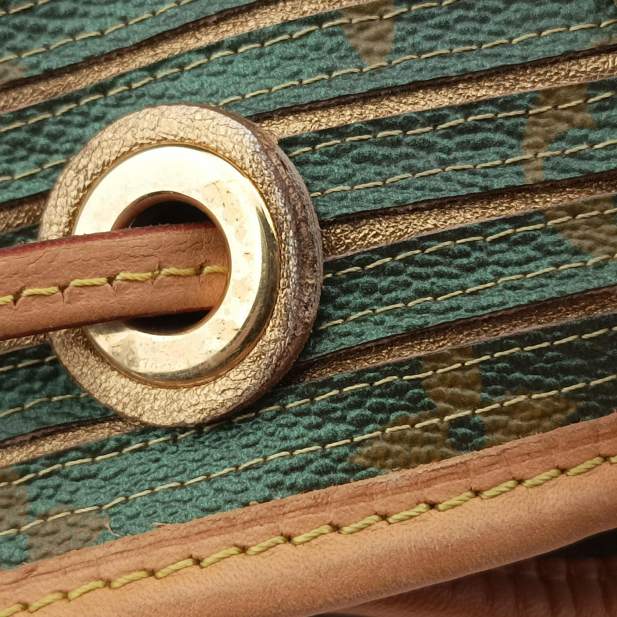 Secondhand Louis Vuitton Neo Khaki×Green Monogram Eden M40356 shoulderbag | stylenewstar