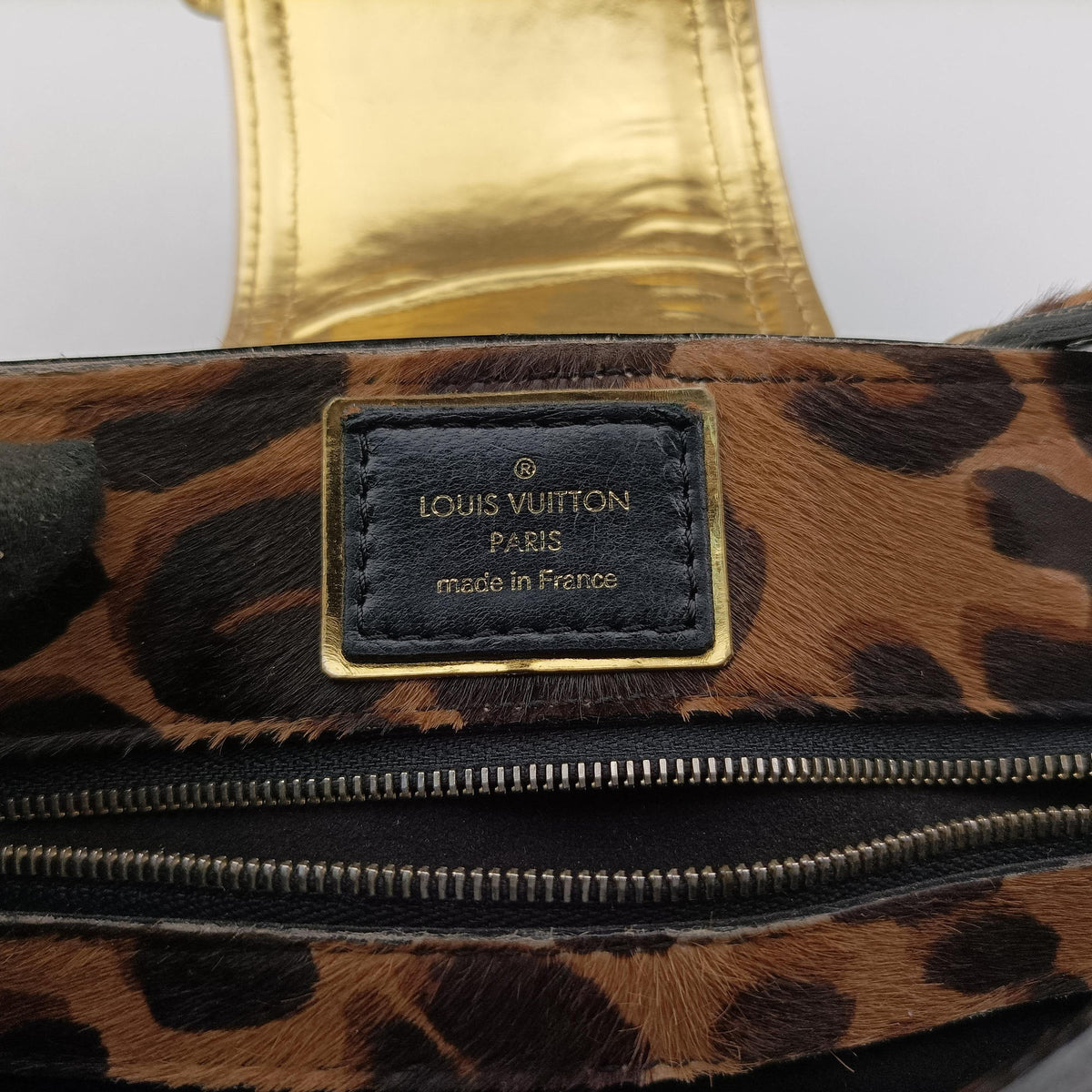 Leopard Polly Monogram Leopard Python leather×pony M95282 AR1006ヒョウ ポリー モノグラム レオパード パイソンレザー×ハラコ M95282 AR1006