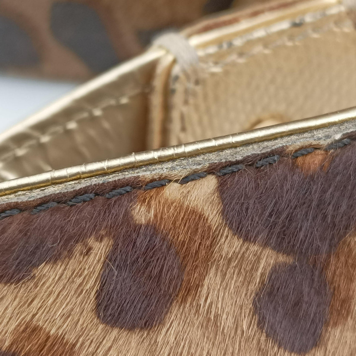 Leopard Polly Monogram Leopard Python leather×pony M95282 AR1006ヒョウ ポリー モノグラム レオパード パイソンレザー×ハラコ M95282 AR1006