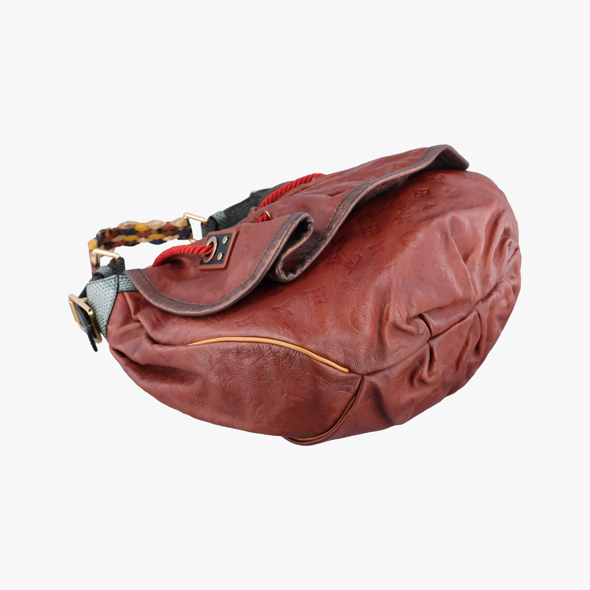 Secondhand Louis Vuitton Kalahari GM Brown Monogram Epice ×Python M97002 shoulderbag | stylenewstar