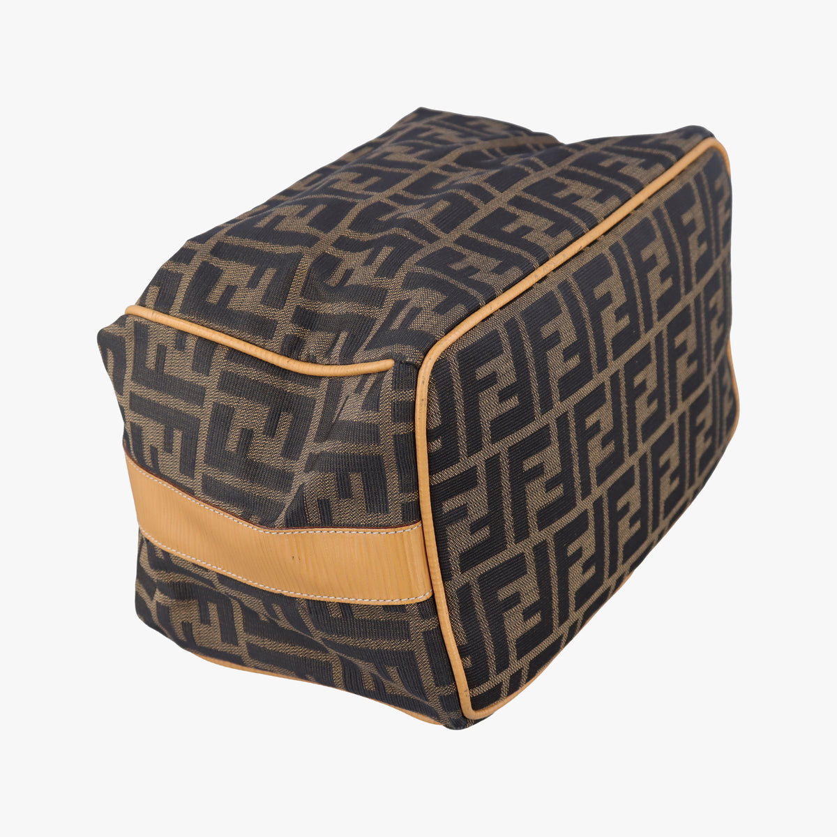 Pre-owned Fendi Zucca Print Brown canvas handbag | stylenewstar