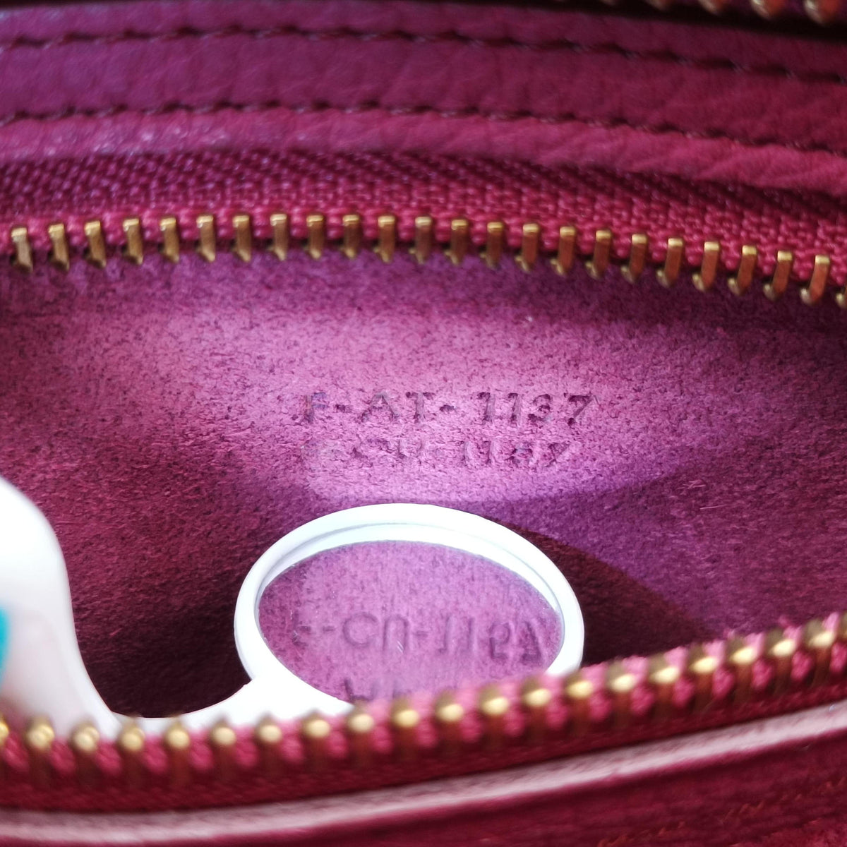 Luggage Micro shopper raspberry Leather F-AT-1137 F-CU-1157ラゲージマイクロショッパー ラズベリー レザー F-AT-1137 F-CU-1157