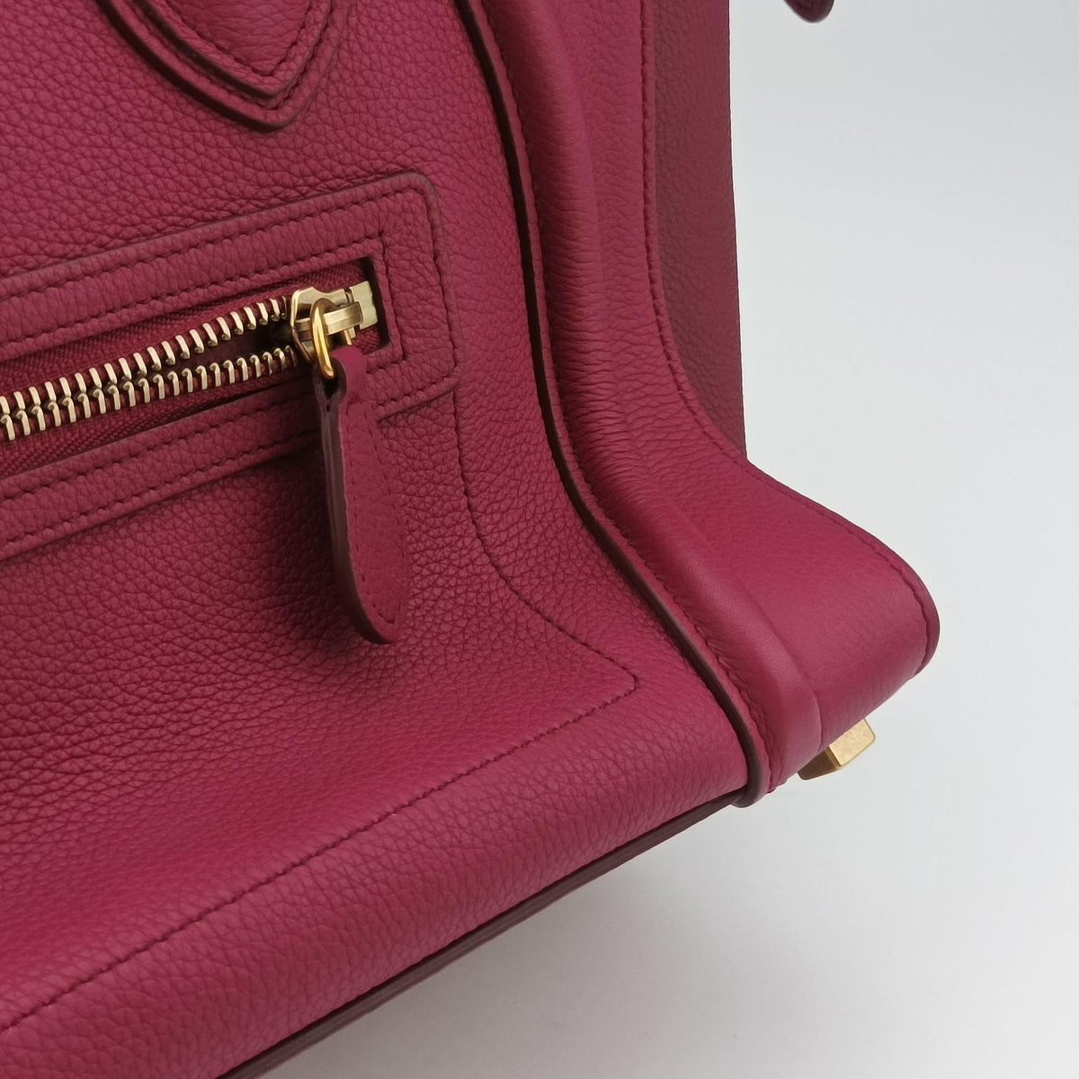 Luggage Micro shopper raspberry Leather F-AT-1137 F-CU-1157ラゲージマイクロショッパー ラズベリー レザー F-AT-1137 F-CU-1157