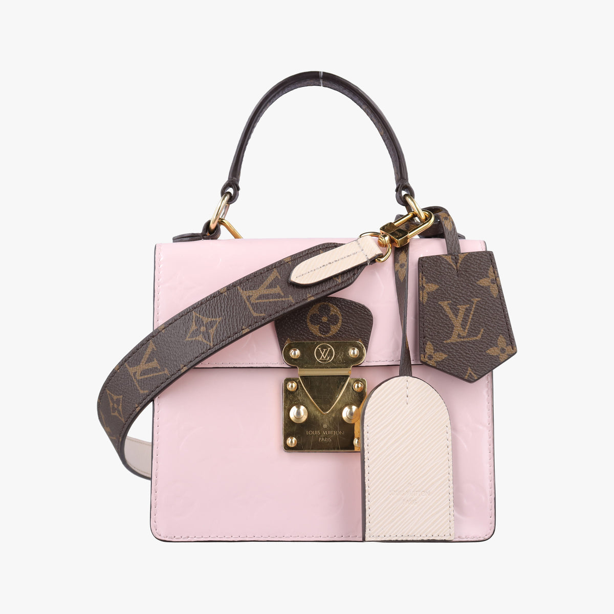 Spring Street PM ROSE BALLERINE Vernis×Monogram Canvas M90468 NZ2139スプリング ストリート PM ローズバレリーヌ ヴェルニ×モノグラムキャンバス M90468 NZ2139