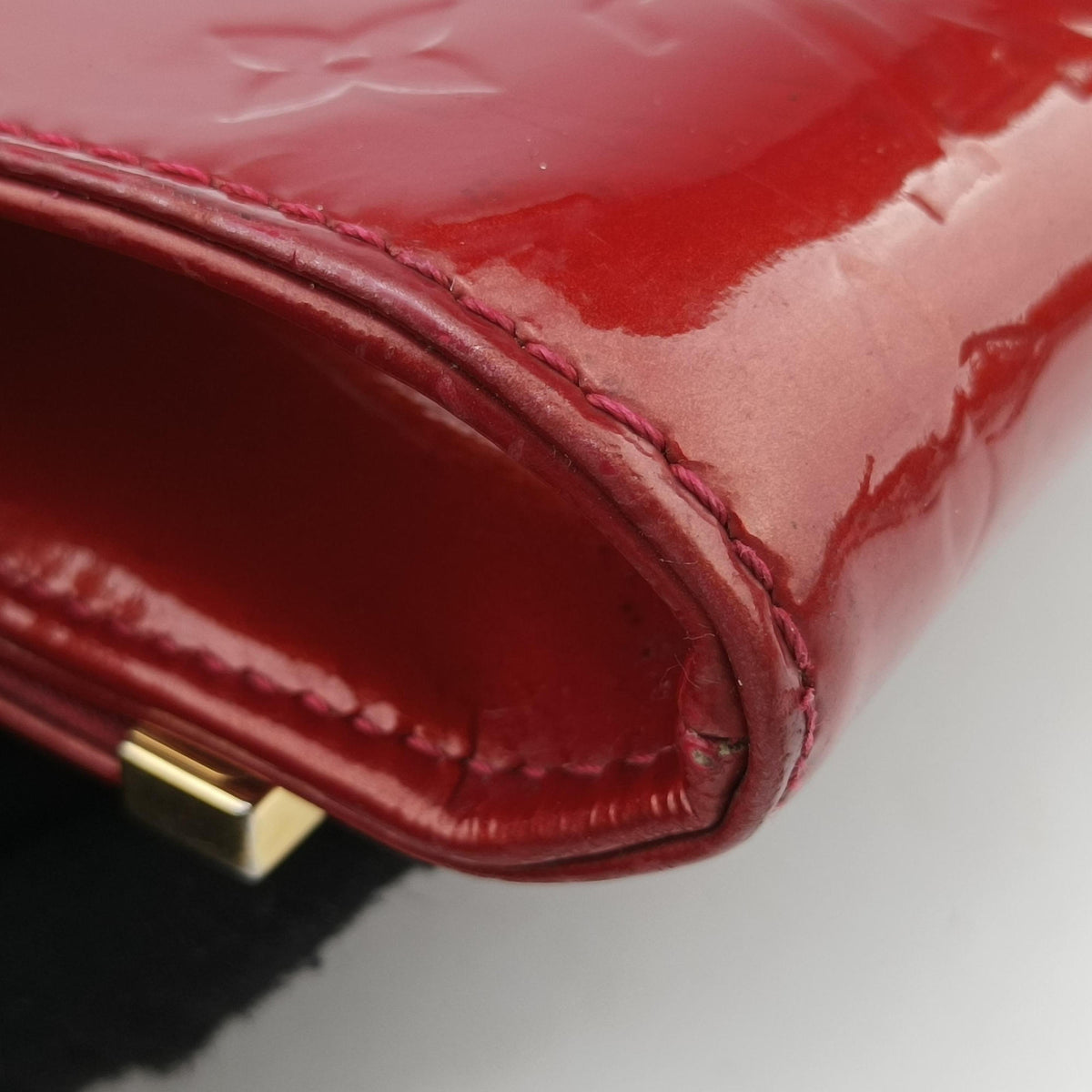 Pre-owned Louis Vuitton Clutch Ana pomme d'amour Vernis M90095 shoulderbag | stylenewstar