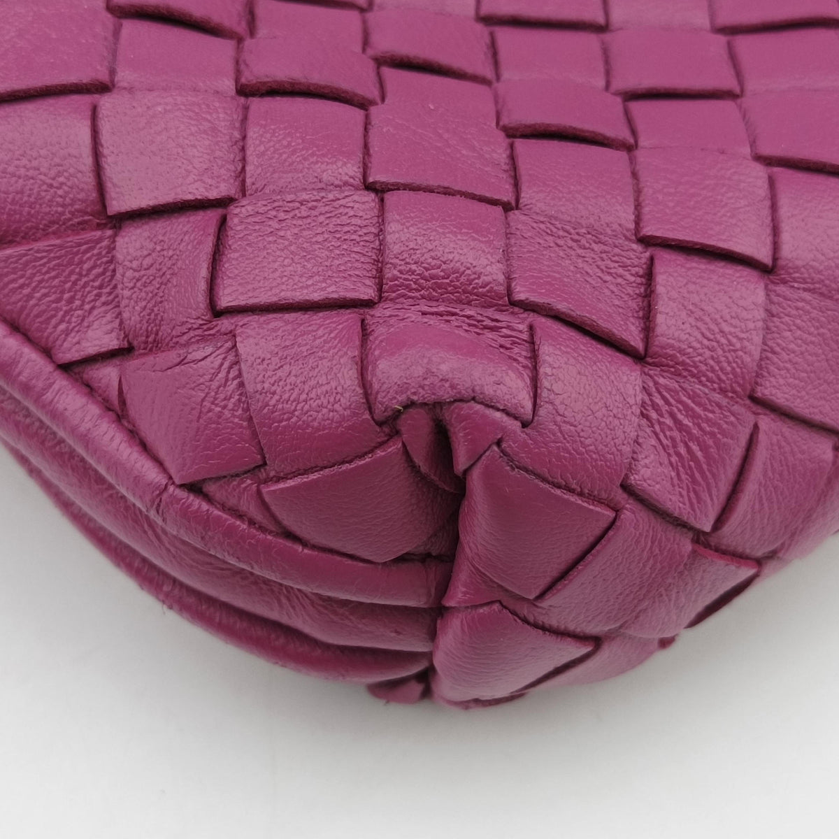 NODINI Intrecciato Purple lambskin B05645986Zノディーニ イントレチャート パープル ラムスキン B05645986Z