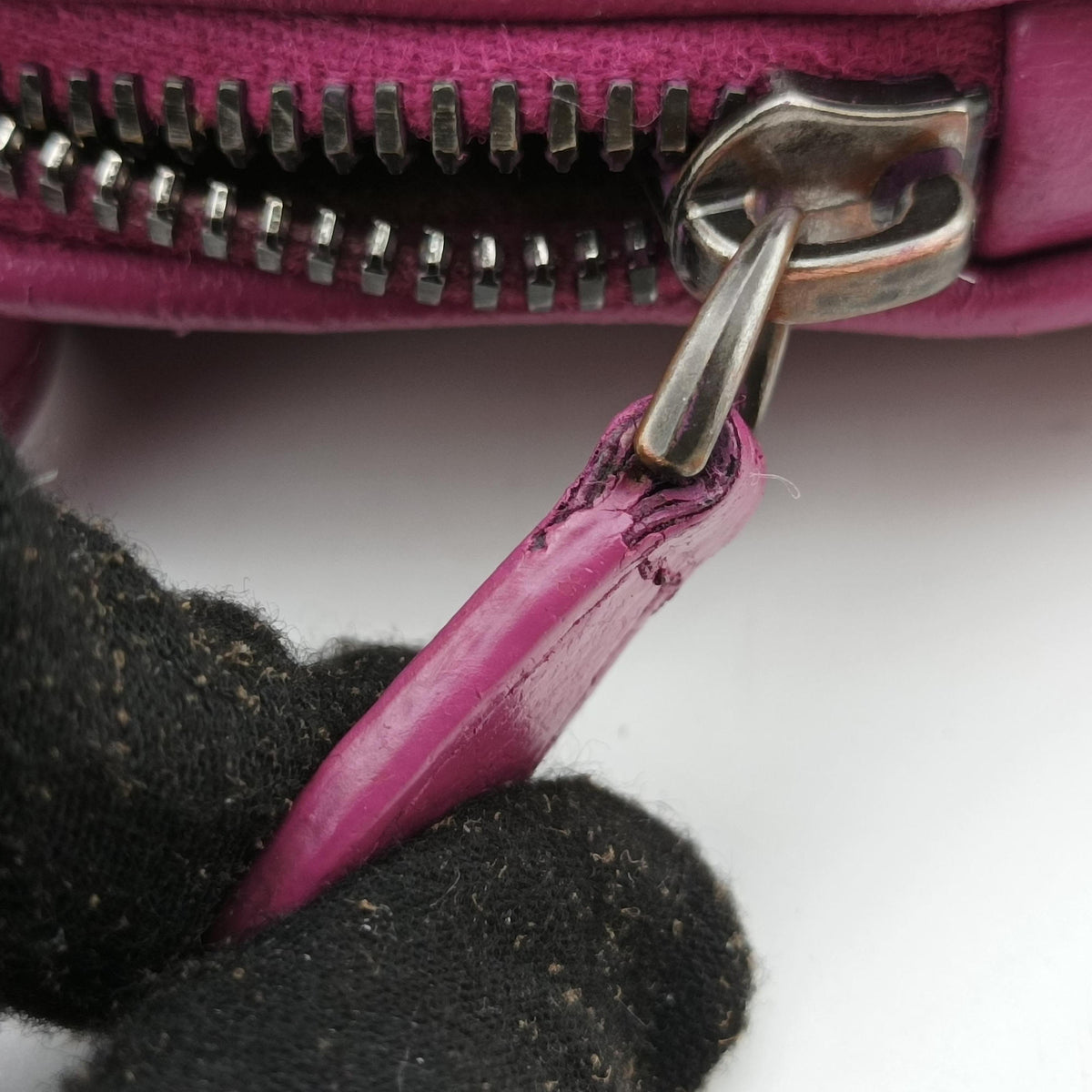 NODINI Intrecciato Purple lambskin B05645986Zノディーニ イントレチャート パープル ラムスキン B05645986Z