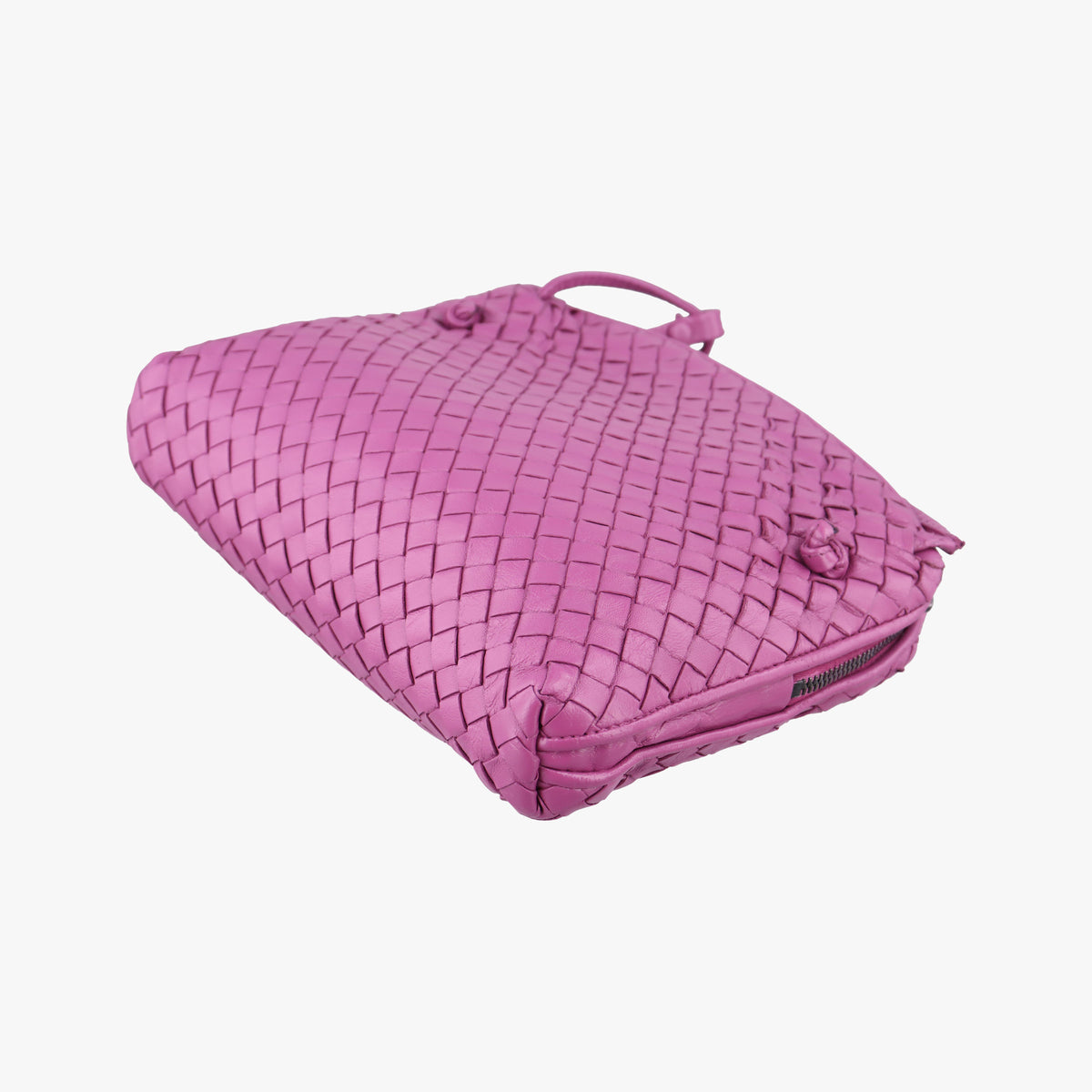NODINI Intrecciato Purple lambskin B05645986Zノディーニ イントレチャート パープル ラムスキン B05645986Z