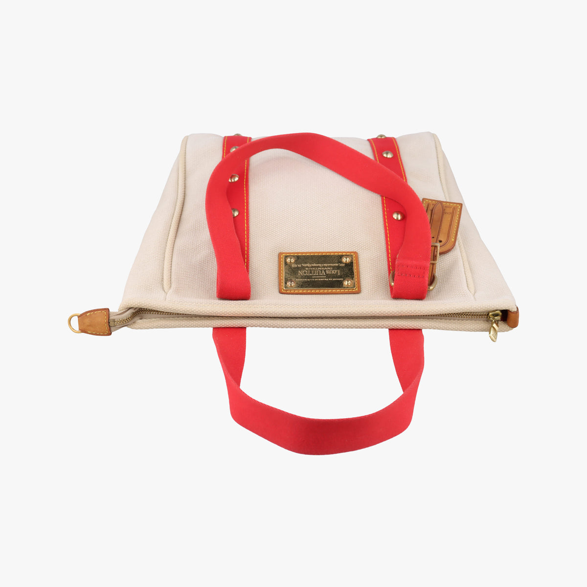 Kaba MM Antigua Beige x Red Canvas M40035 SR0065カバMM アンティグア ベージュxレッド キャンバス M40035 SR0065