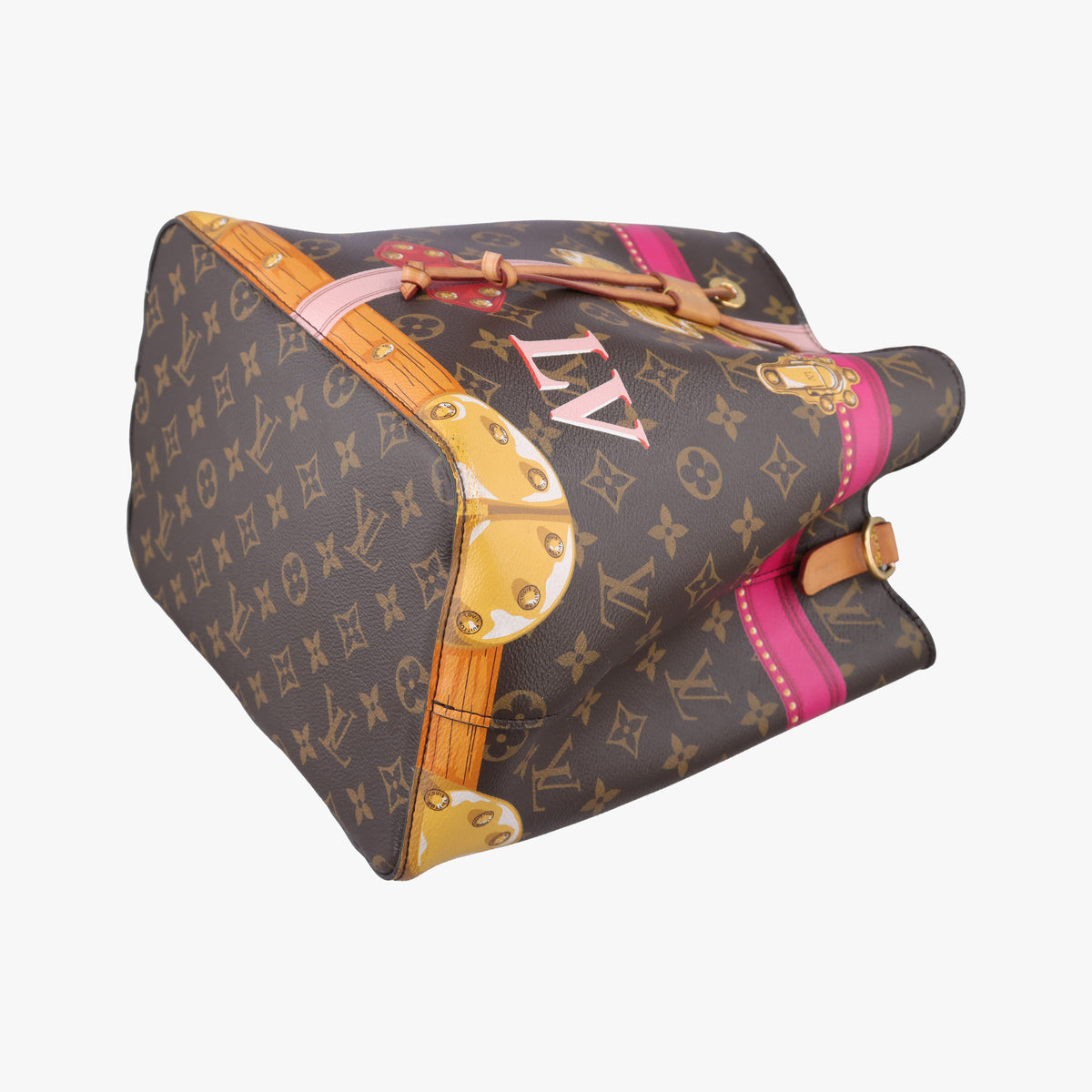 NeoNoe brown×Multicolor Monogram Summer Trunk Canvas M40649 SP0198 IC Chipネオノエ モノグラム/ブラウン×マルチカラー モノグラム サマートランクキャンバス M40649 SP0198 ICチップ
