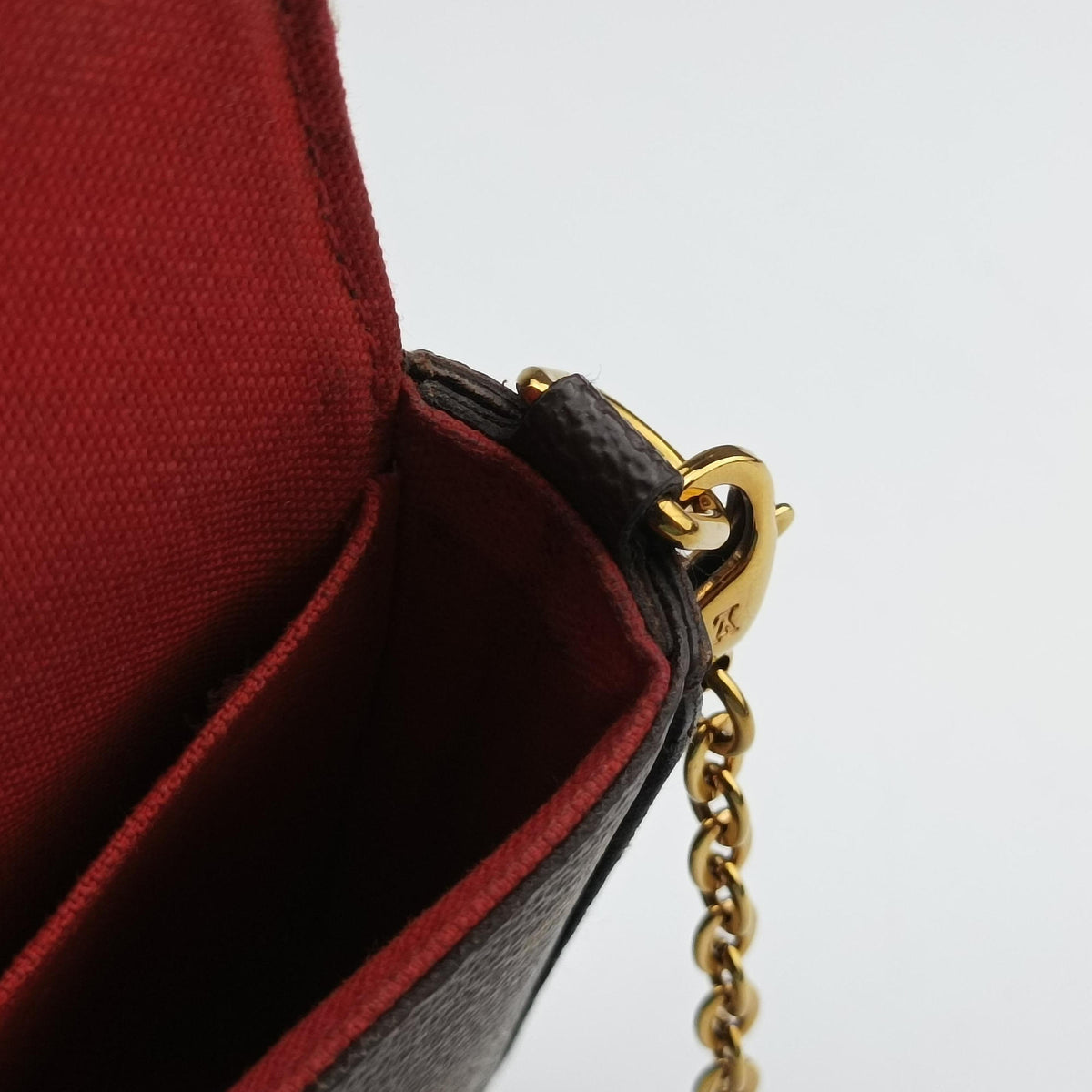 Pre-owned Louis Vuitton Felicie Pochette Brown×Multicolor Monogram Canvas M62145 shoulderbag | stylenewstar