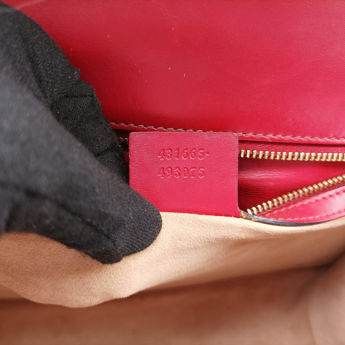 Sylvie Red Leather 431665 D023100035シルヴィ レッド レザー 431665 D023100035