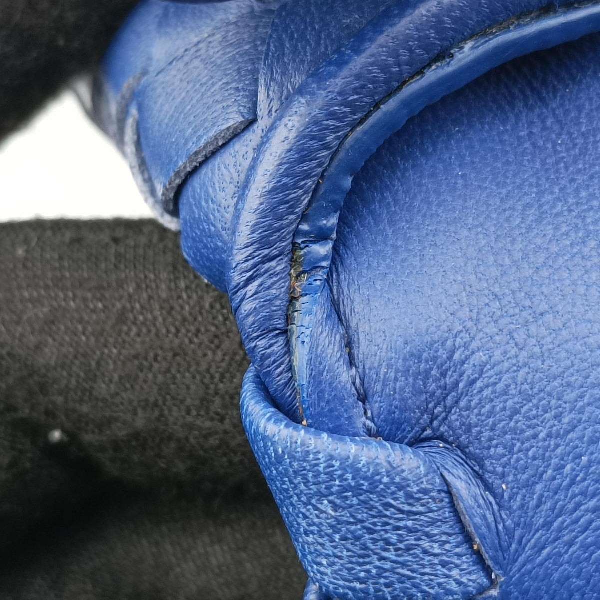 Pre-owned Bottega Veneta Intrecciato Olimpia Blue lambskin shoulderbag | stylenewstar