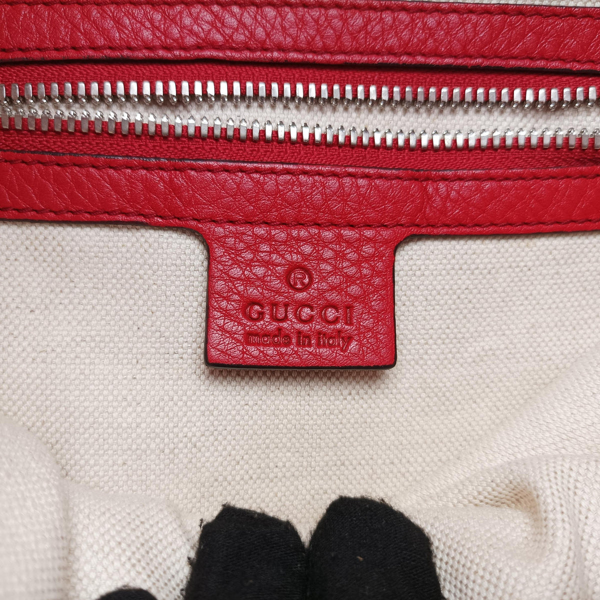 Vintage Gucci Soho Red Leather 368588 backpack/rucksack | stylenewstar