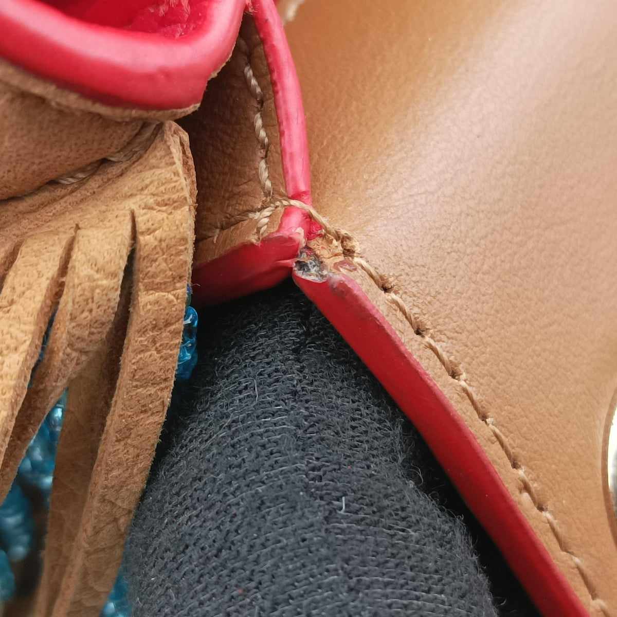 Pre-owned Christian Louboutin Sweet Charity Brown Leather shoulderbag | stylenewstar