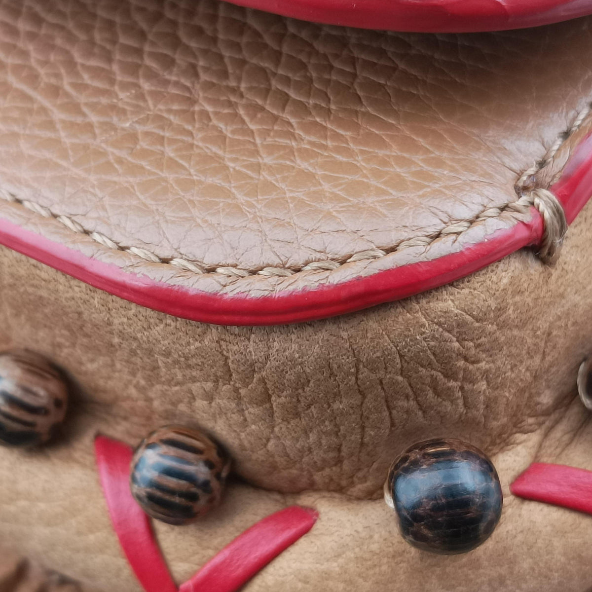 Pre-owned Christian Louboutin Sweet Charity Brown Leather shoulderbag | stylenewstar