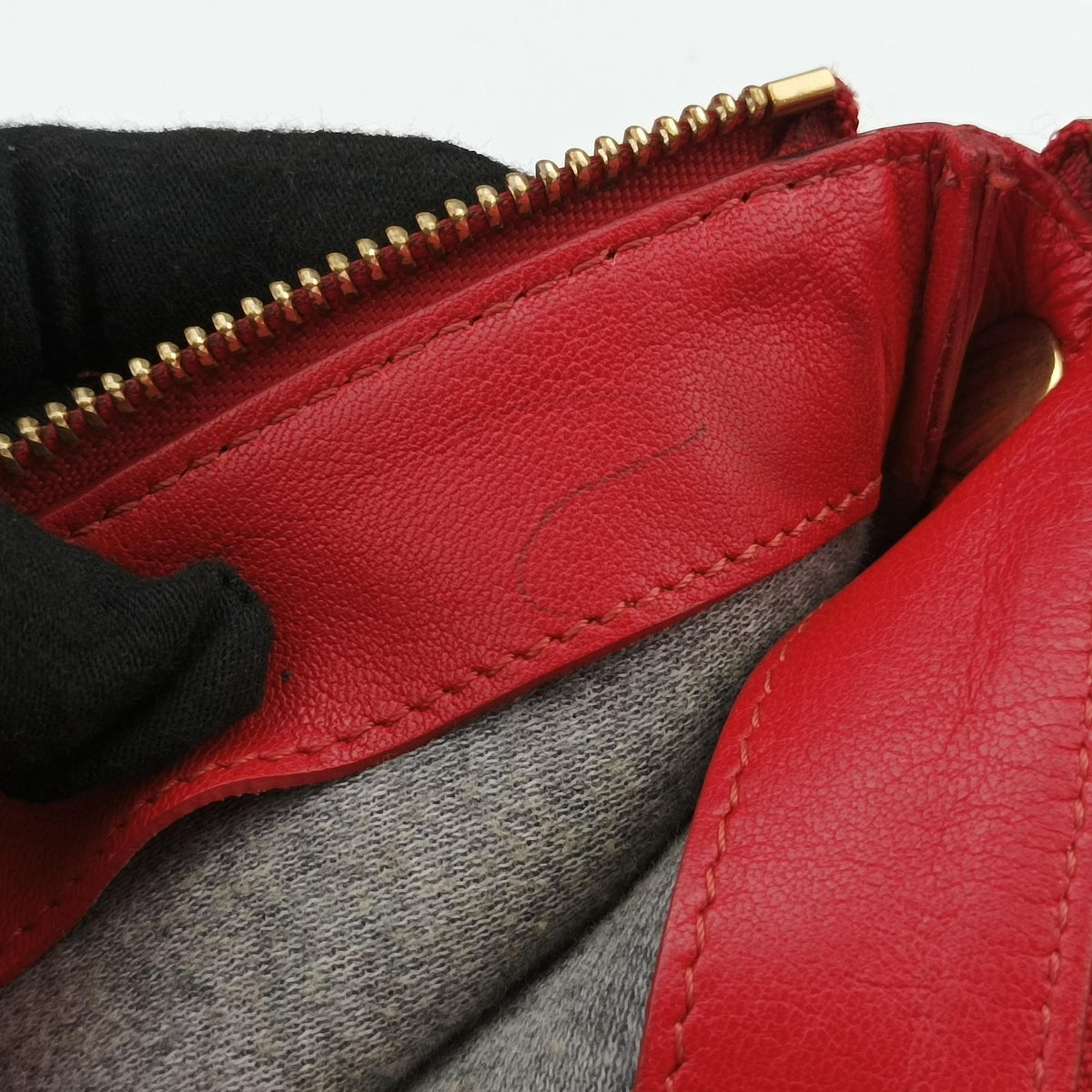 TRIO Red Lambskin F-MM-0142トリオ レッド ラムスキン F-MM-0142