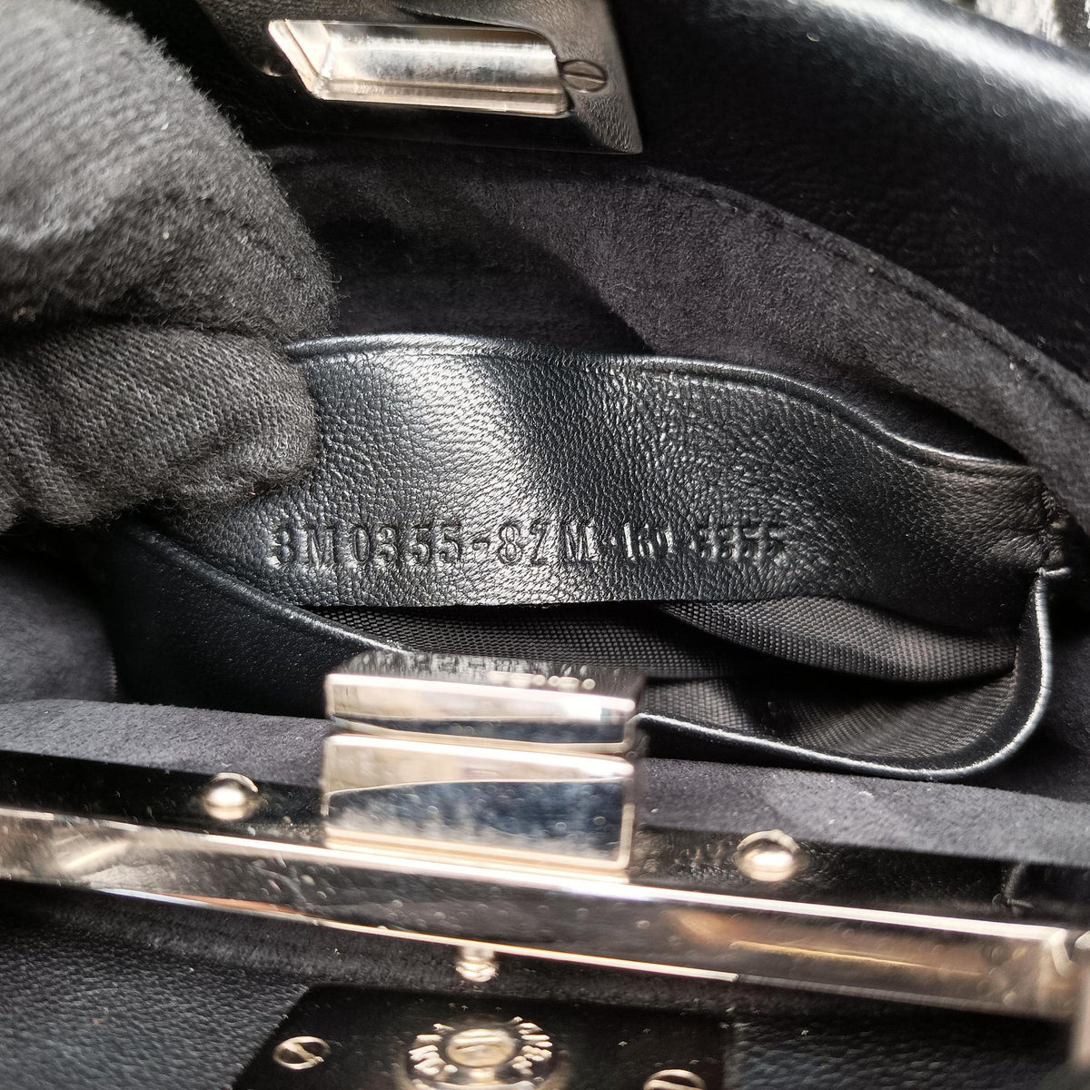 Micro Peekaboo Black×multi Leather 8M0355 8M0355-87M-169-3355マイクロピーカブー ブラック×マルチ レザー 8M0355 8M0355-87M-169-3355