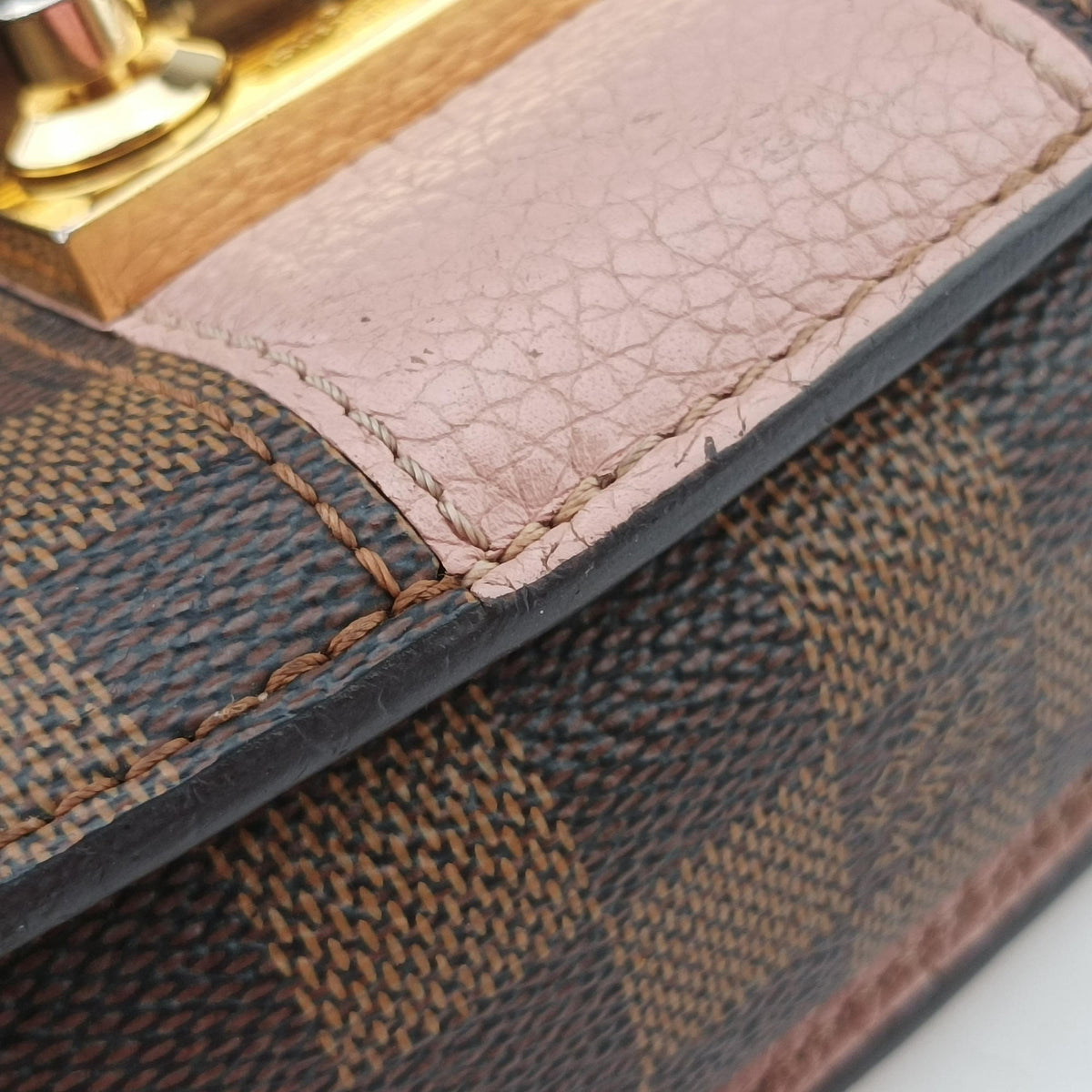 Wight EBENE×Magnolia Damier Canvas×Taurillon Leather N64418 AH3137ワイト エベヌ×マグノリア ダミエキャンバス×トリヨンレザー N64418 AH3137