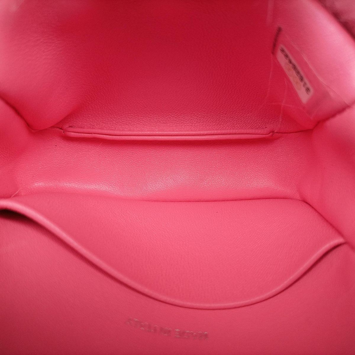Secondhand Chanel CC Hook Card Holder Pink Shearling AP2397 handbag | stylenewstar