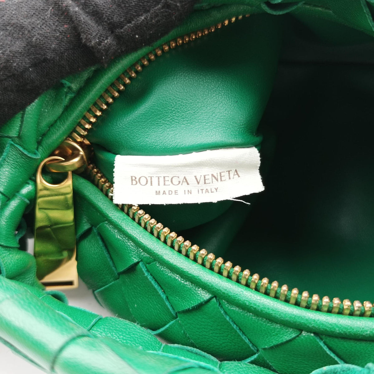 Pre-owned Bottega Veneta The Jodie Green lambskin handbag | stylenewstar