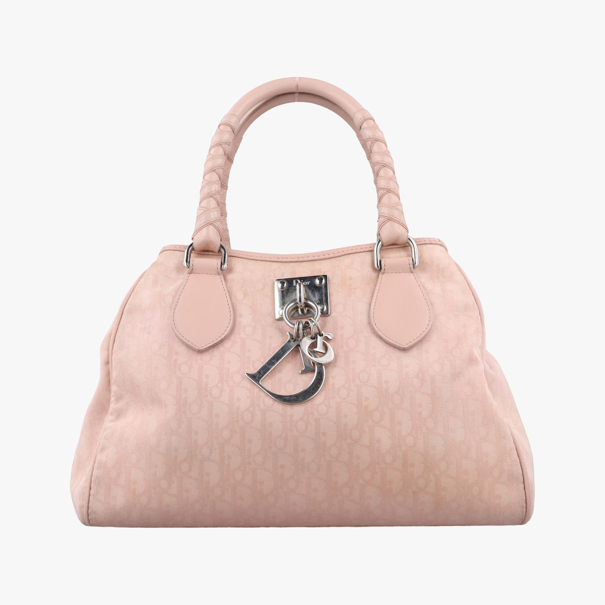 Lovely Pink Canvas × Leather 03-BO-0077ラブリー ピンク キャンバス × レザー 03-BO-0077