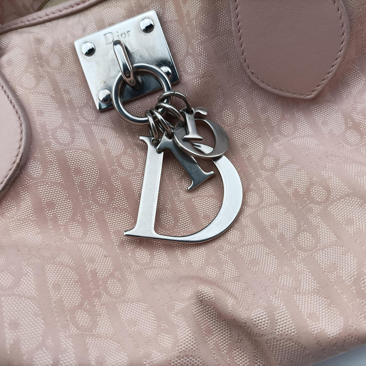 Lovely Pink Canvas × Leather 03-BO-0077ラブリー ピンク キャンバス × レザー 03-BO-0077