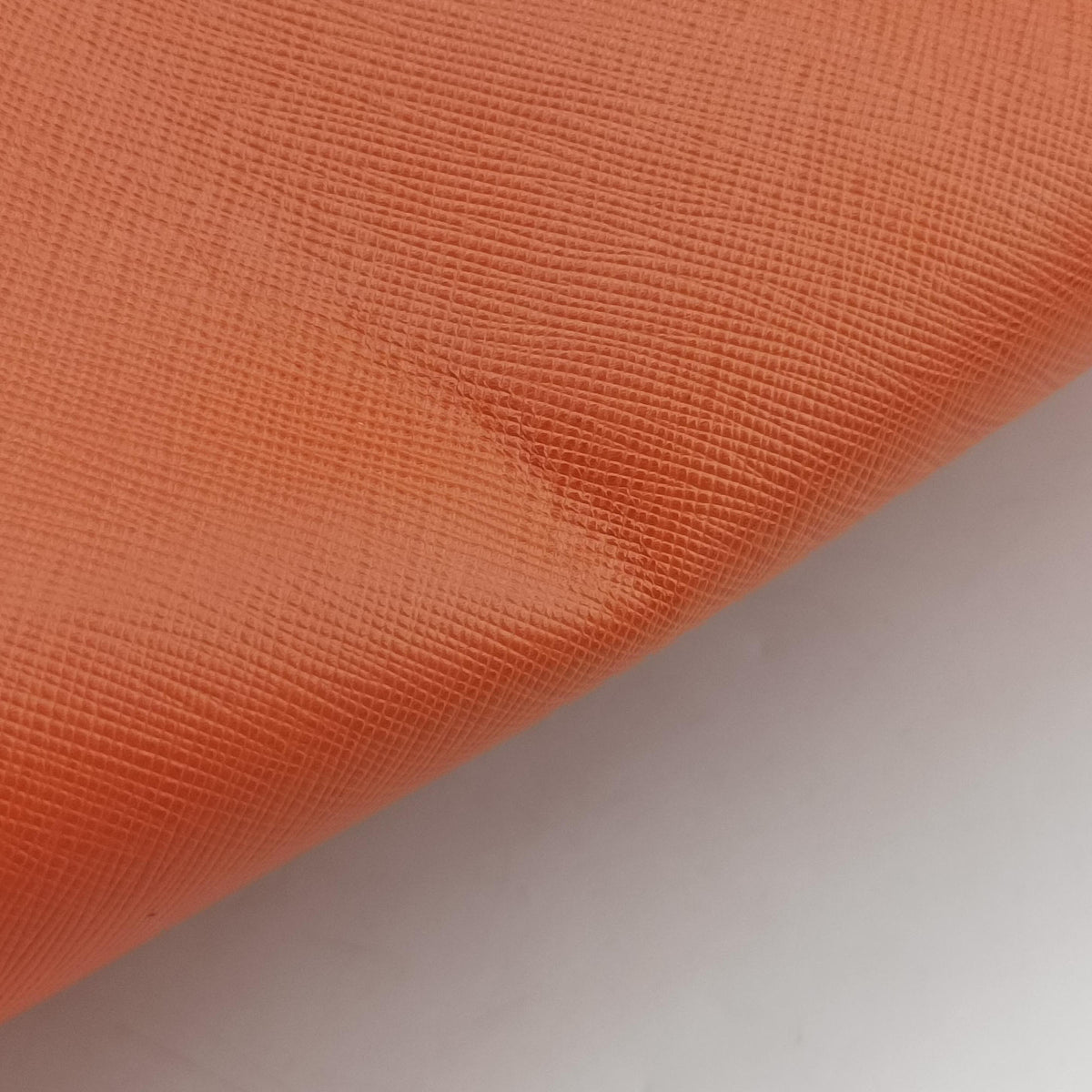 bowling Orange SAFFIANO Leather 64ボウリング オレンジ サフィアーノレザー 64