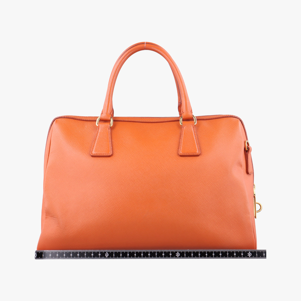 bowling Orange SAFFIANO Leather 64ボウリング オレンジ サフィアーノレザー 64