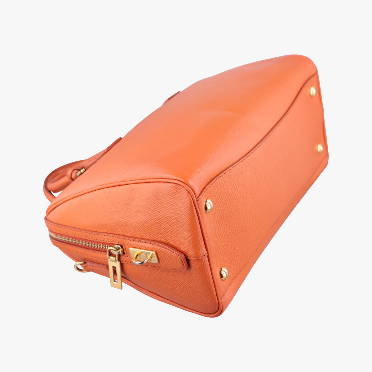 bowling Orange SAFFIANO Leather 64ボウリング オレンジ サフィアーノレザー 64