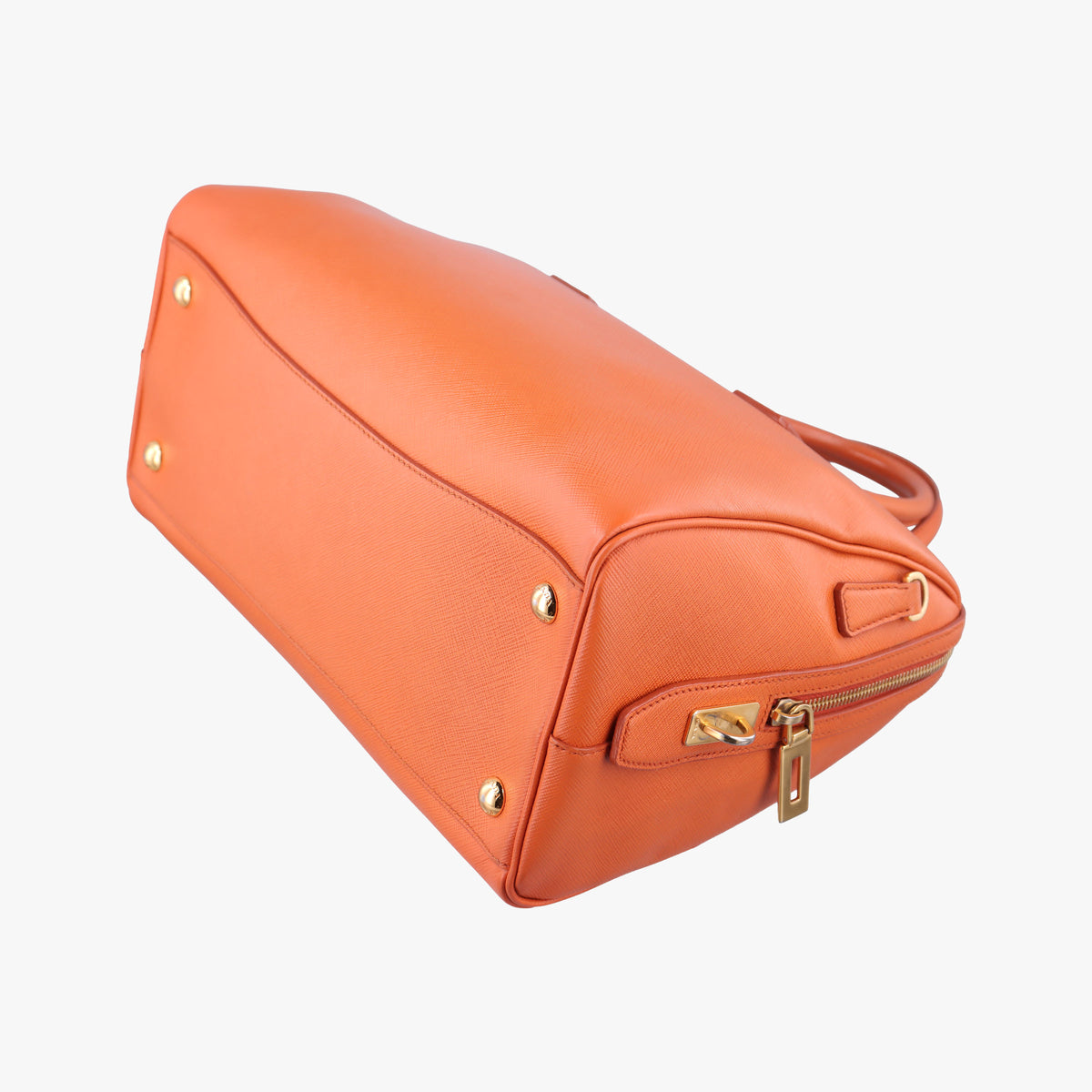 bowling Orange SAFFIANO Leather 64ボウリング オレンジ サフィアーノレザー 64
