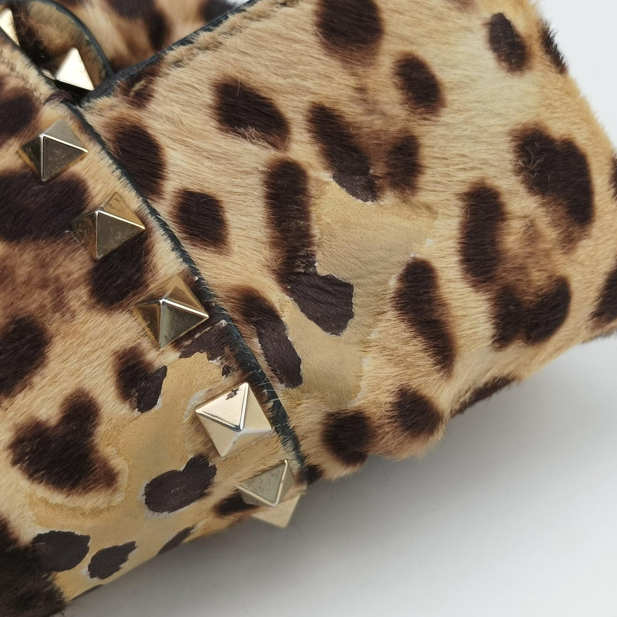 Rockstud Brown ponyhair Lot number unknownロックスタッド ブラウン ハラコ 製番不明