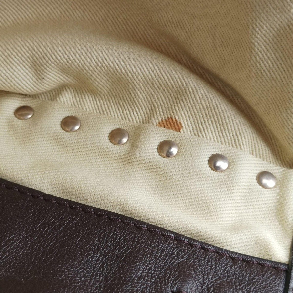 Rockstud Brown ponyhair Lot number unknownロックスタッド ブラウン ハラコ 製番不明