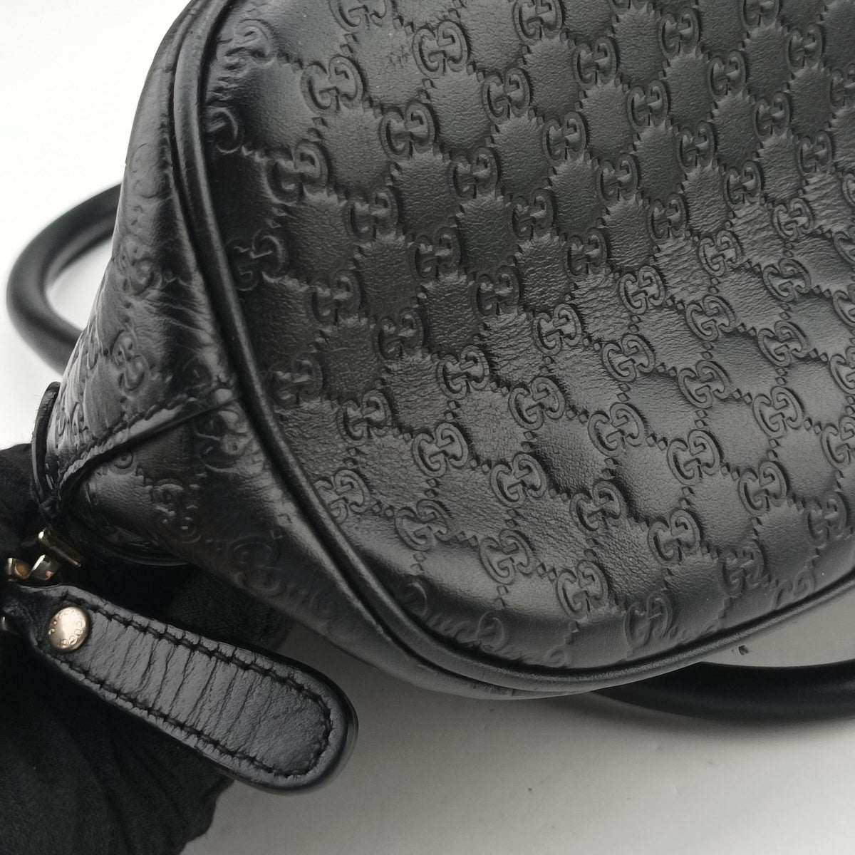 Microguccissima Black Leather 449654 H026847258マイクログッチシマ ブラック レザー 449654 H026847258
