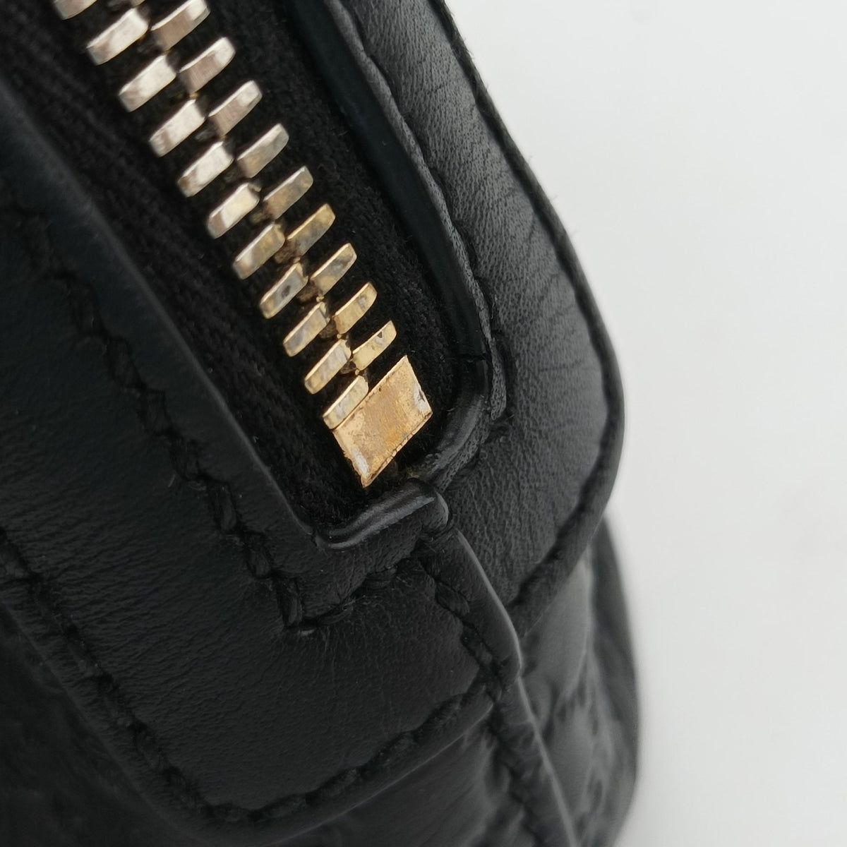 Microguccissima Black Leather 449654 H026847258マイクログッチシマ ブラック レザー 449654 H026847258