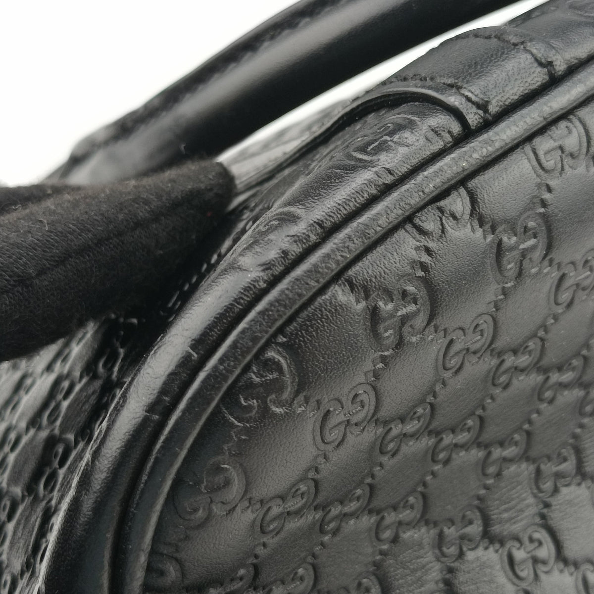 Microguccissima Black Leather 449654 H026847258マイクログッチシマ ブラック レザー 449654 H026847258