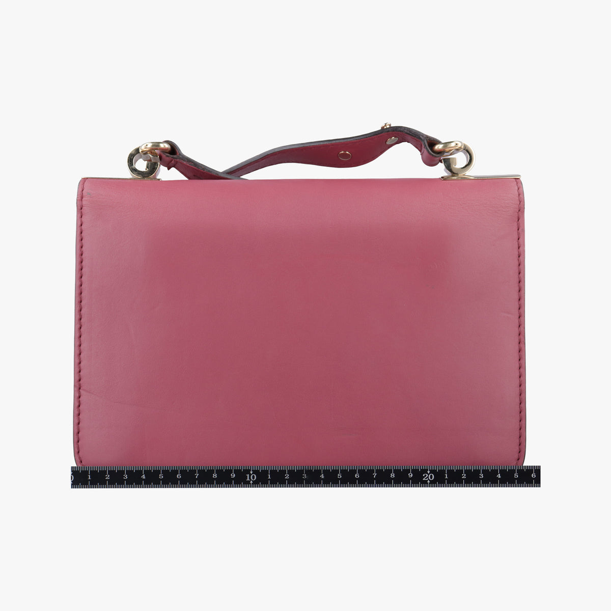 Interlocking 1973 Flap Pink Leather 277522 I010574779インターロッキング 1973 フラップ ピンク レザー 277522 I010574779