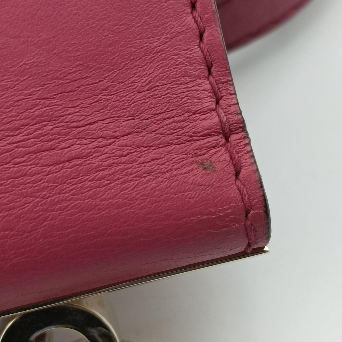 Interlocking 1973 Flap Pink Leather 277522 I010574779インターロッキング 1973 フラップ ピンク レザー 277522 I010574779
