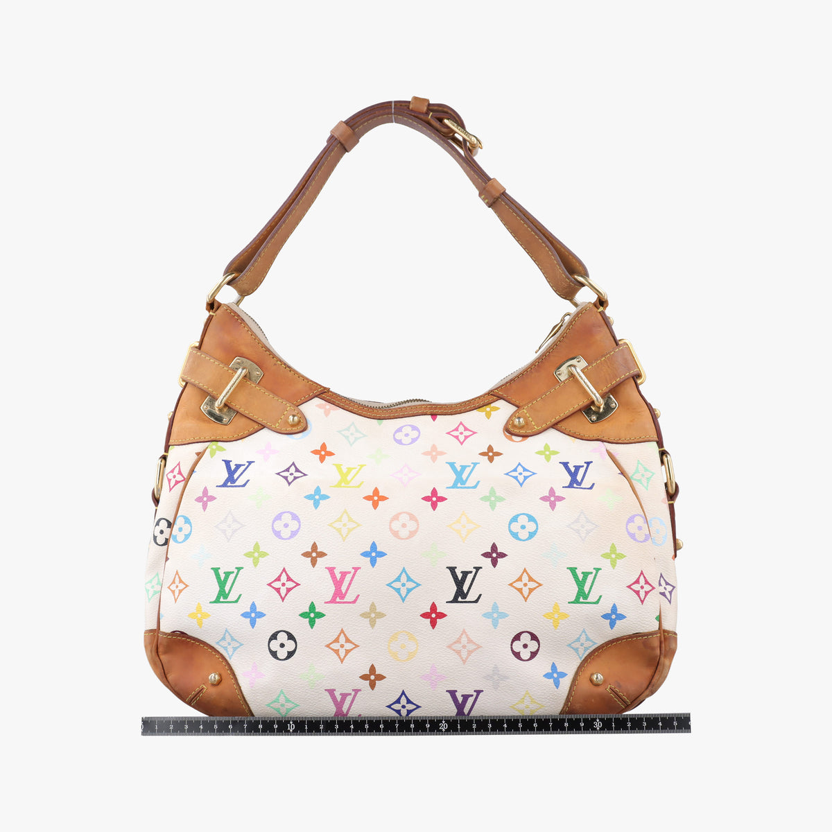 GRETA white Monogram Multicolor M40195 Lot number unknownグレタ ブロン モノグラム マルチカラー M40195 製番不明