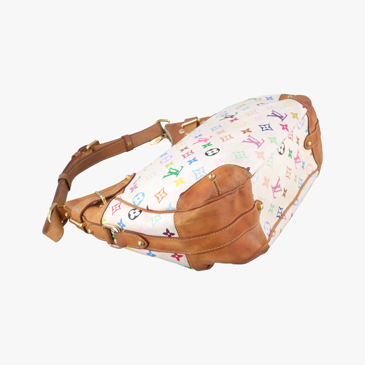 GRETA white Monogram Multicolor M40195 Lot number unknownグレタ ブロン モノグラム マルチカラー M40195 製番不明