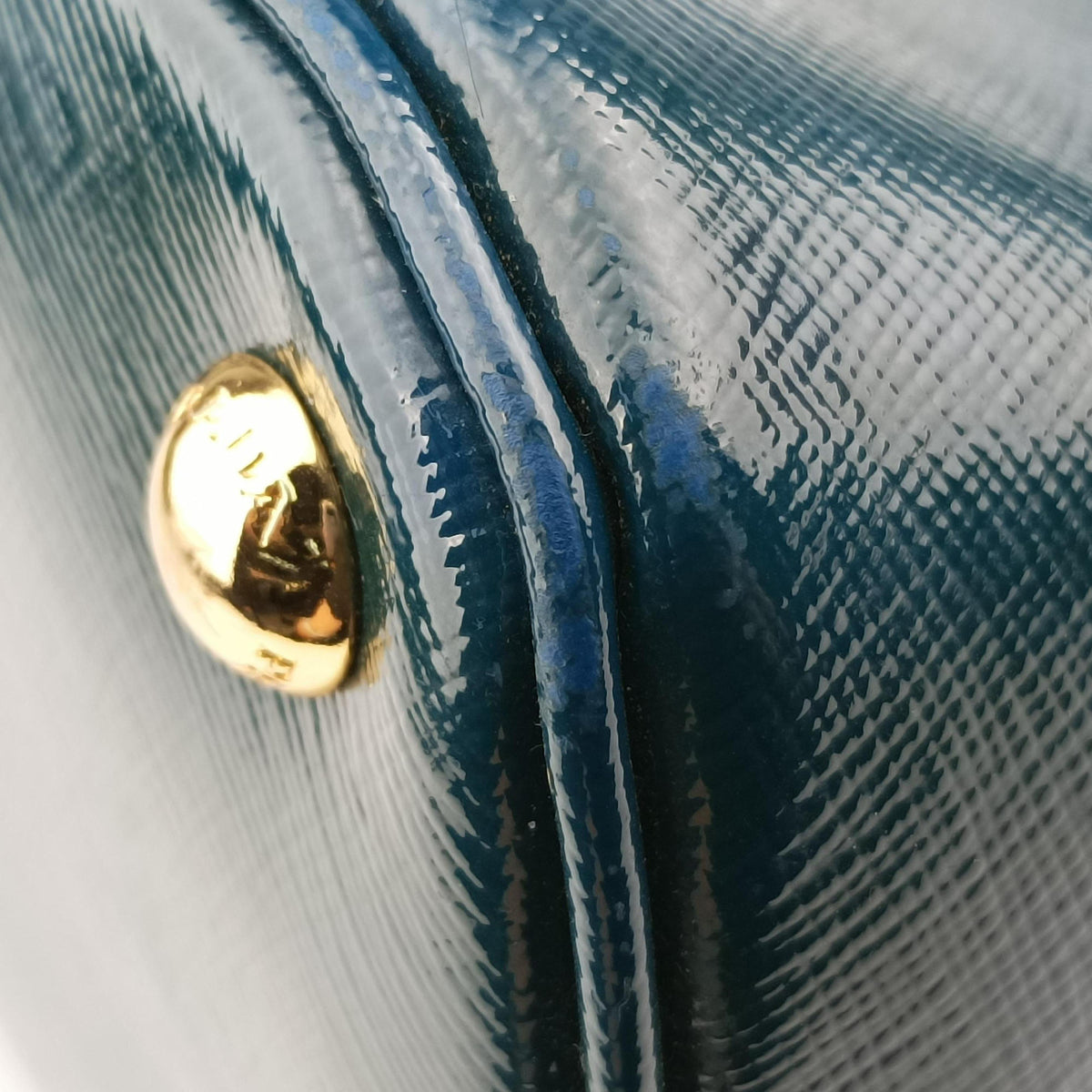 Promenade Green Patent SAFFIANO Leather BL0812 180 7プロムナード グリーン パテント サフィアーノ レザー BL0812 180 7