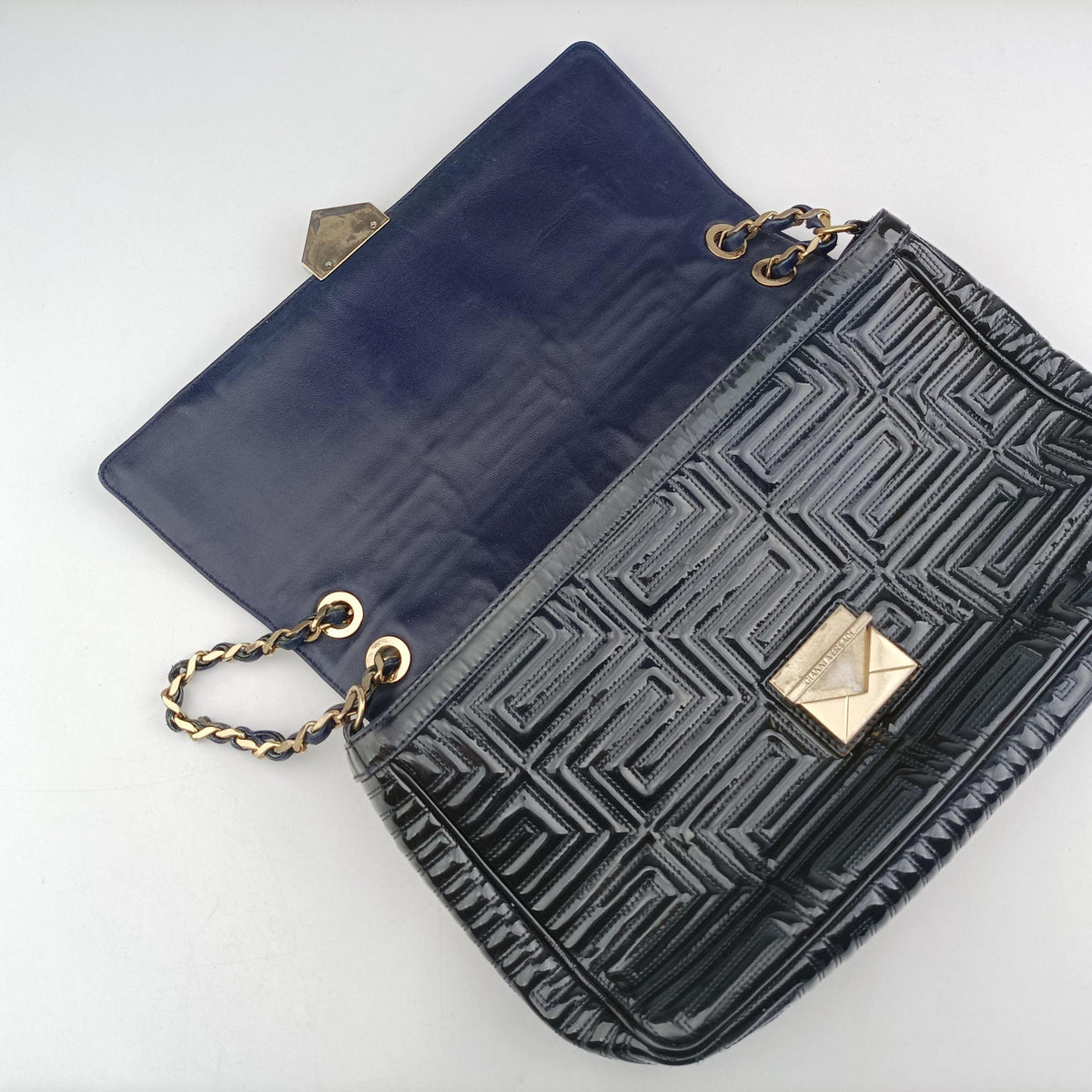 Couture quilted Black Patent Leather クチュール キルティング ブラック パテント