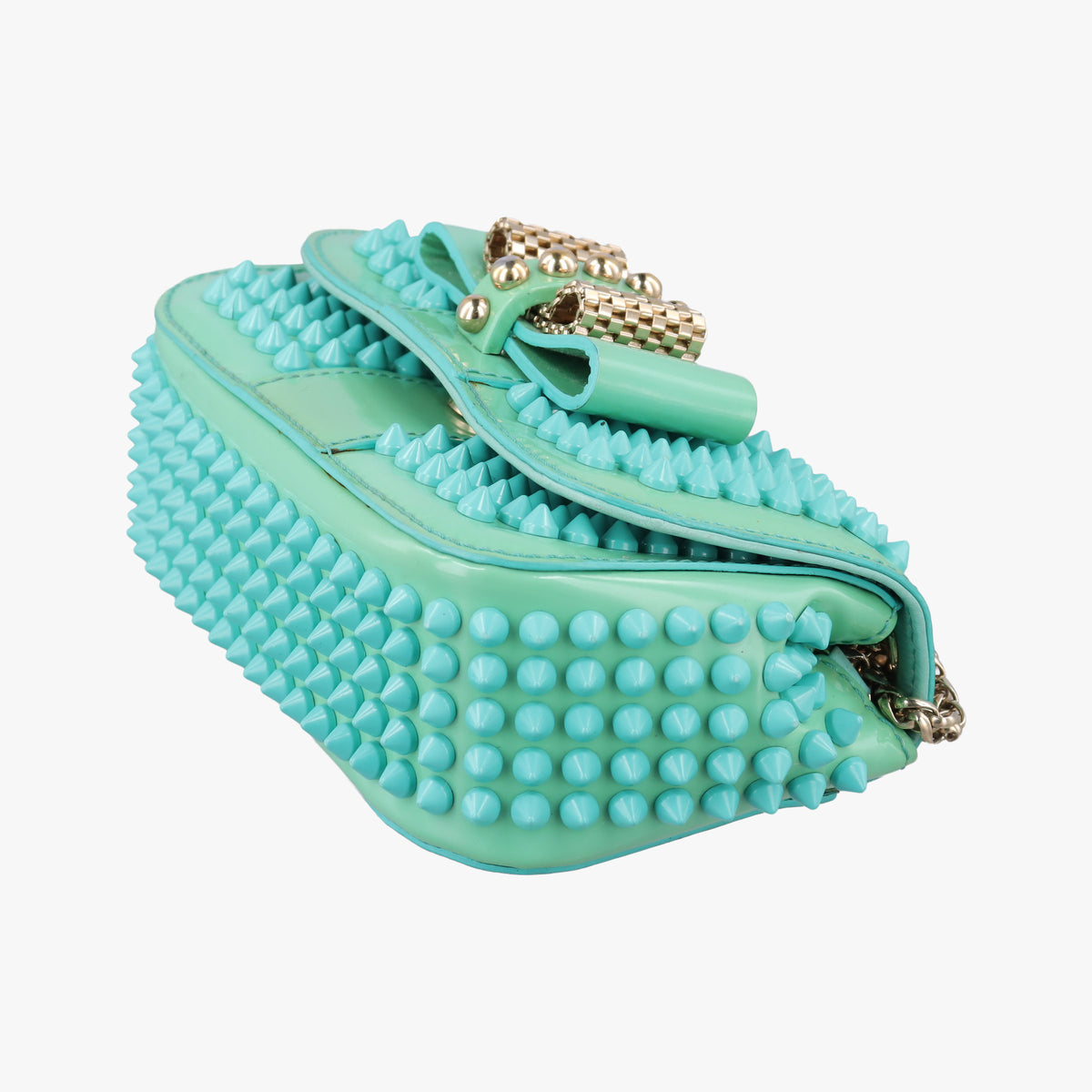 Sweet Charity Scarabe Spike Green Patent Leather スイート チャリティー スカラベ スパイク グリーン パテント