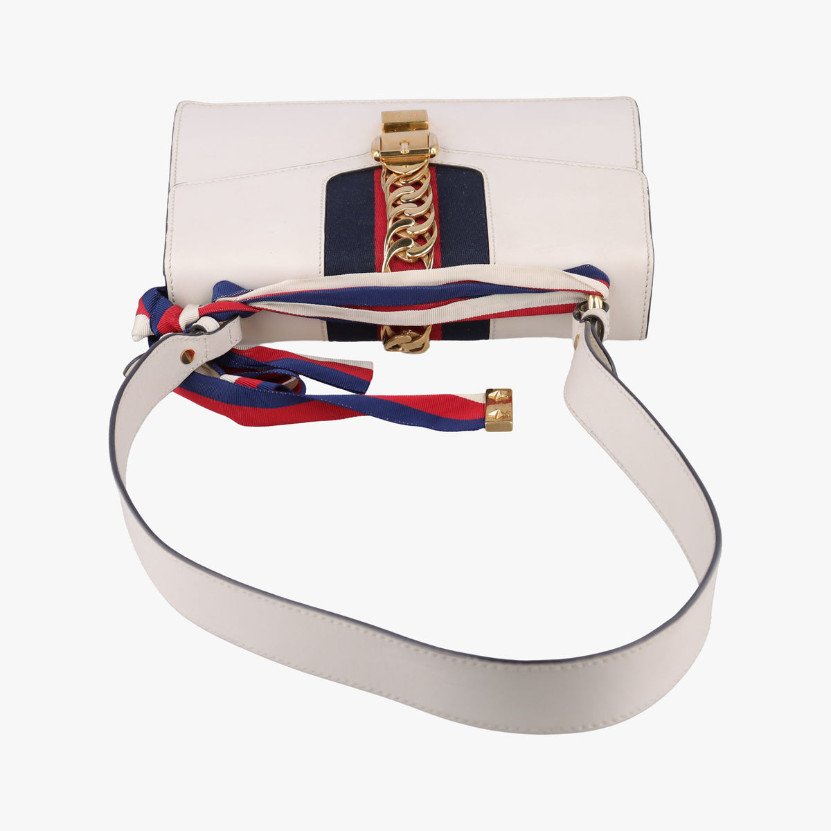 Sylvie White Leather 421882 E025755150シルヴィ ホワイト レザー 421882 E025755150