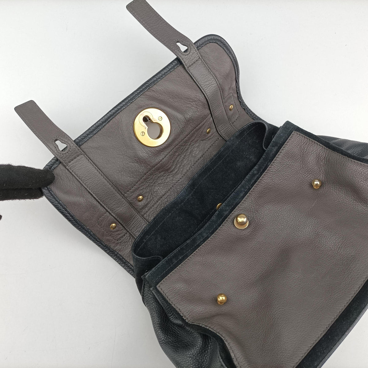 Muse to Black×Brown Leather×ponyhair 283761 283761.527412ミューズトゥ ブラッ×クブラウン レザー×ハラコ 283761 283761.527412